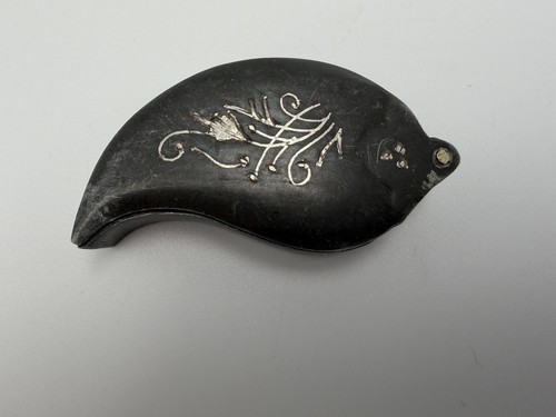 Vintage silver inlay bidriware - silver,