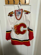 Calgary Flames Home WHITE NHL