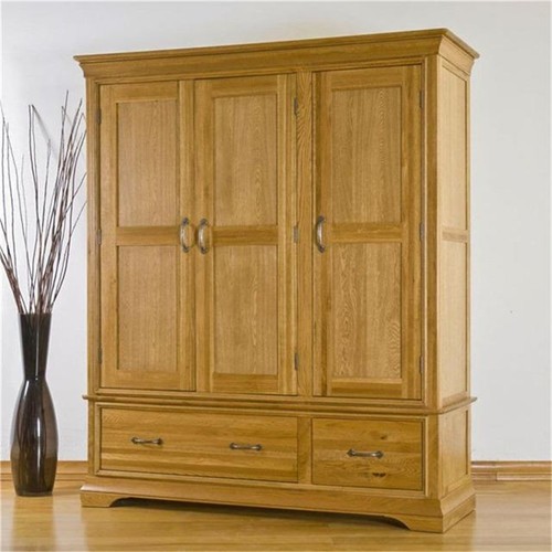 Solid oak drawers - solid, triple