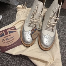 Martens white silver - martens,