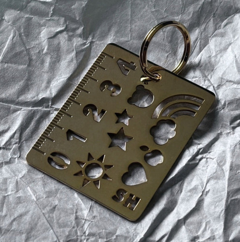 Sophie hulme gold keyring - hulme,