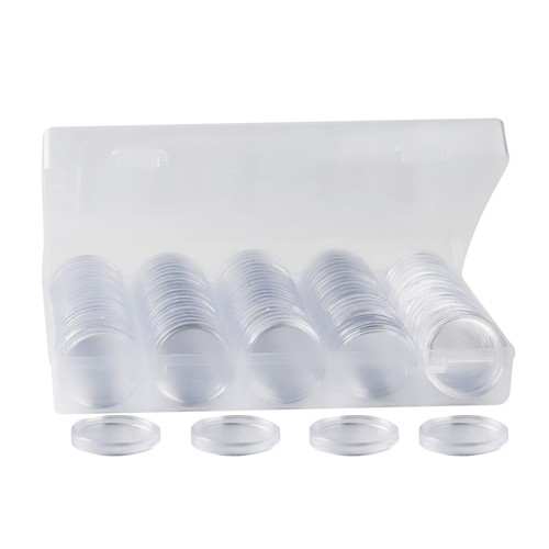 100pc 30mm clear - clear, capsules