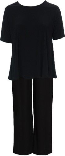 Plain black short sleeve - plain,