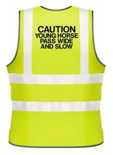 ADULTS HI-VIZ PRINTED CAUTION