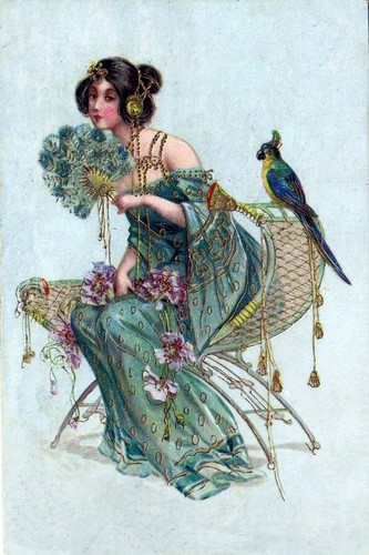 Art nouveau japanese style - nouveau,