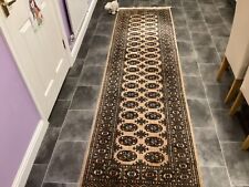 Vintage,Bokhara,Hall ,Carpet Runner,Oriental Wool Rug,290 cm x 81 cm.