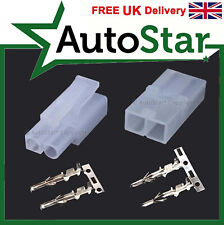 2 Pin Connector Battery Charger Adapter Accessory Lead Plug Socket fits Optimate