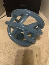 Art Glass Knot Heavy Glass Orb