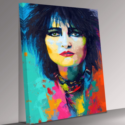 Siouxsie sioux icon - sioux, abstract