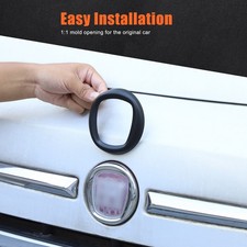Front Matte Black ABS Emblem