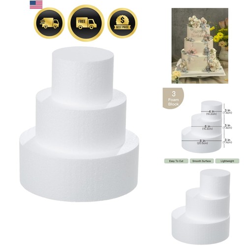Tiers round foam - foam, cake