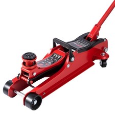 Red Trolley Jack 2.5 Ton Tonne Low Profile Hydraulic Floor Lifting Car Van