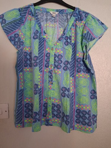 Ladies blue linen - linen, rich