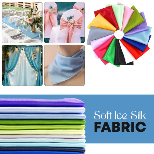Ice silk fabric backdrop - ice,