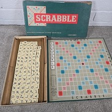 Vintage Scrabble Board Game By