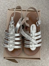 Mini Boden Girls Gold Sandals