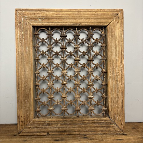 Vintage indian jali frame - jali,