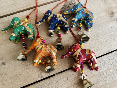 Handmade fabric elephant - handmade,