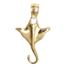 New 14k Yellow Gold Stingray