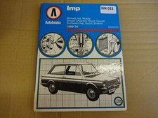 Hillman Imp Husky Sunbeam Stiletto 1969 -1976 Manual Autobooks