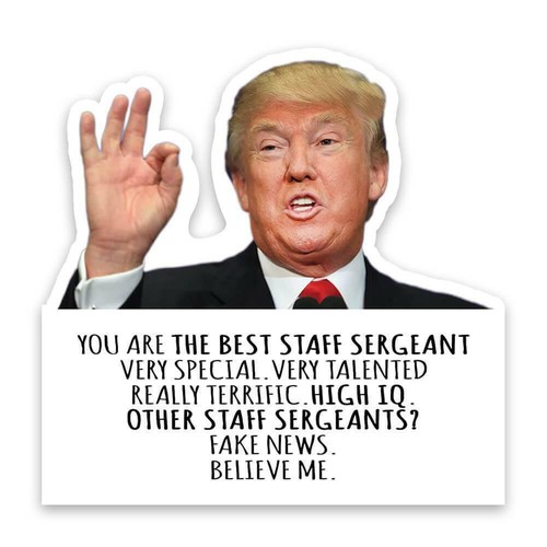 Gift sticker staff sergeant - sticker, :