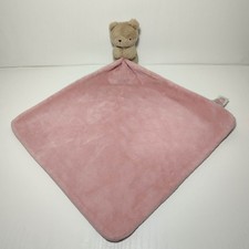 Tu Pink Comforter Brown Bear Sainsbury's Doudou Blanket Soft Toy Plush Blankie