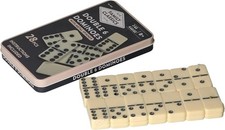 DOMINOES DOUBLE SIX PLASTIC