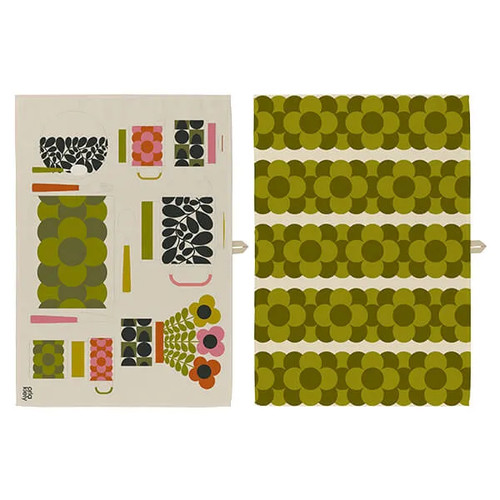 Orla kiely retro green - retro,