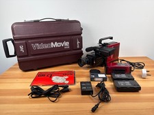 JVC GR-C1 VideoMovie Camcorder Compact VHS Camera Back to the Future Stranger