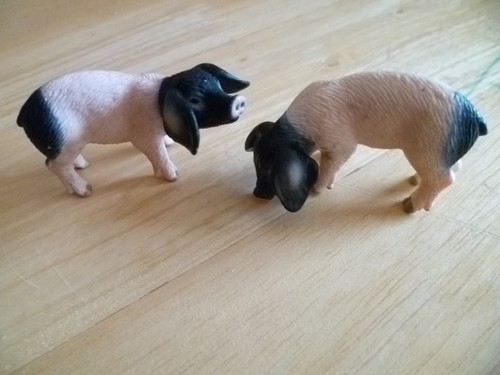 Schleich swabian hall piglets - swabian,