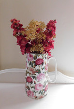 A Very Pretty Abbeydale Collection Ceramic Floral 7" high Jug Roses & Foliage