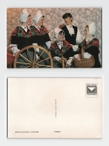 Postcard welsh national - welsh,