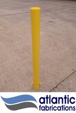 76mm steel bollard, security