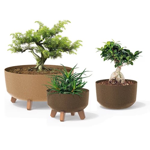 Flower pot planter - flower, legs