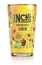 Personalised Inch's Cider 1 Pint Glass Branded 20oz Nucleated Engraved Gift Box