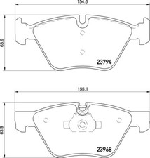 DON PCP1039 Front Brake Pad