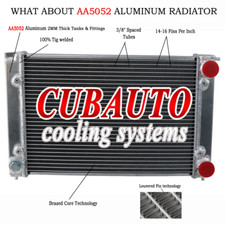 2 Rows Radiator For VW Golf MK1 MK2 Golf Cabriolet,Scirocco Corrado MT 86-95
