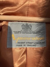 aquascutum ladies coat, size 12, stunning classic camel coat with fur collar 