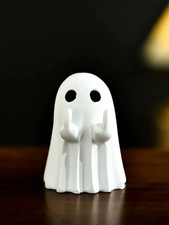 Middle Finger Ghost Statue