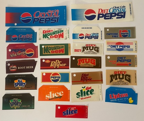 Vtg 80s crystal - crystal, soda