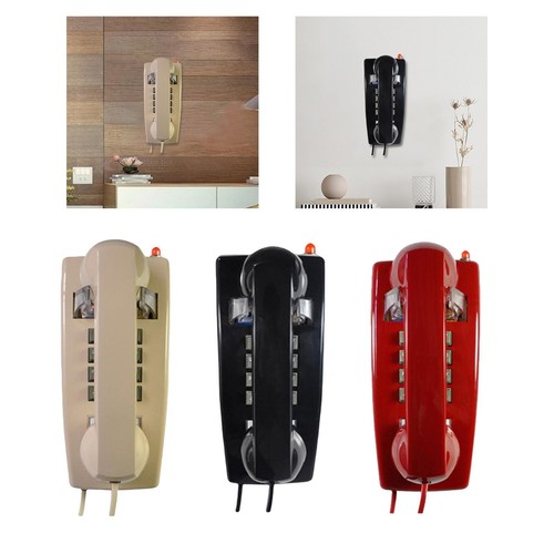 Wall telephone with - telephone, mechanical
