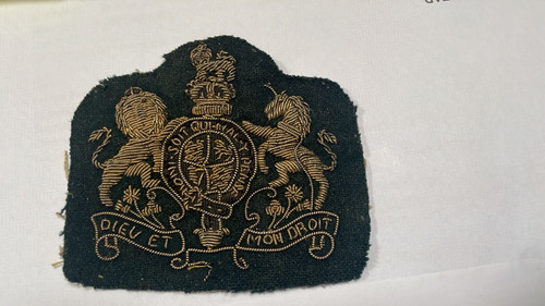 Gold thread army patch - thread, dieu