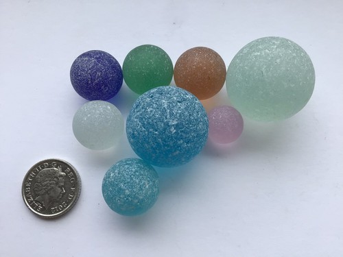 Sea glass marbles codds - sea,