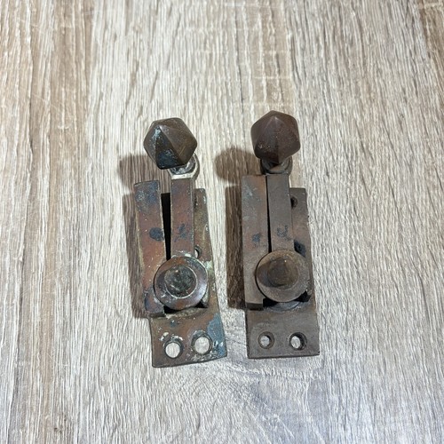 Antique sash window - sash, latches