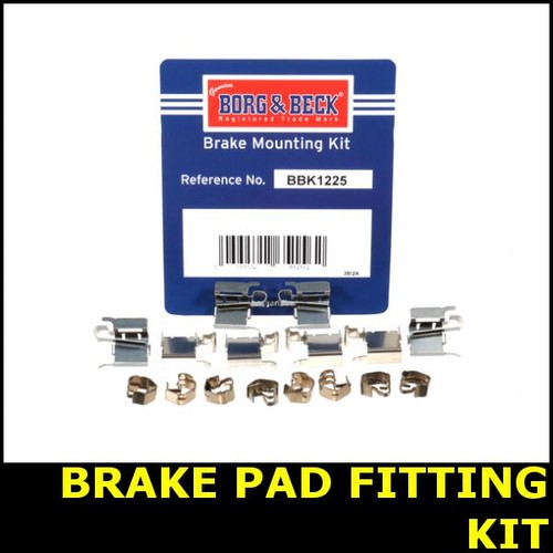 Brake pad fitting - fitting, front