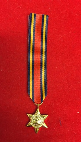 Miniature ww2 burma star - miniature,