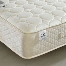Open Spring Mattress, Mirage Organic Bamboo Fibre Medium Tension - 6 UK Sizes