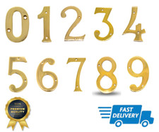 House Door, Flat Numbers Brass