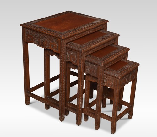 Chinese rosewood nest four - rosewood,