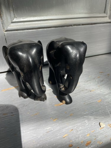 Antique pair ebony - of, 3